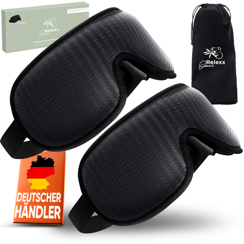 Schlafmaske 2er set 3d - set,