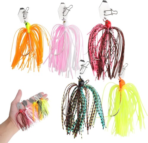 Spinnerbait angelköder set - angelköder, 5